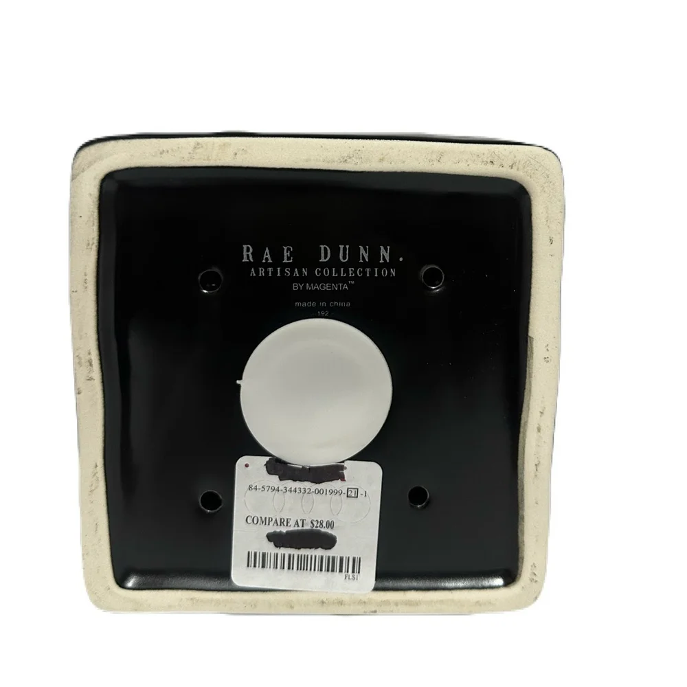 Rae Dunn Black Artisan Collection Ceramic Birdhouse